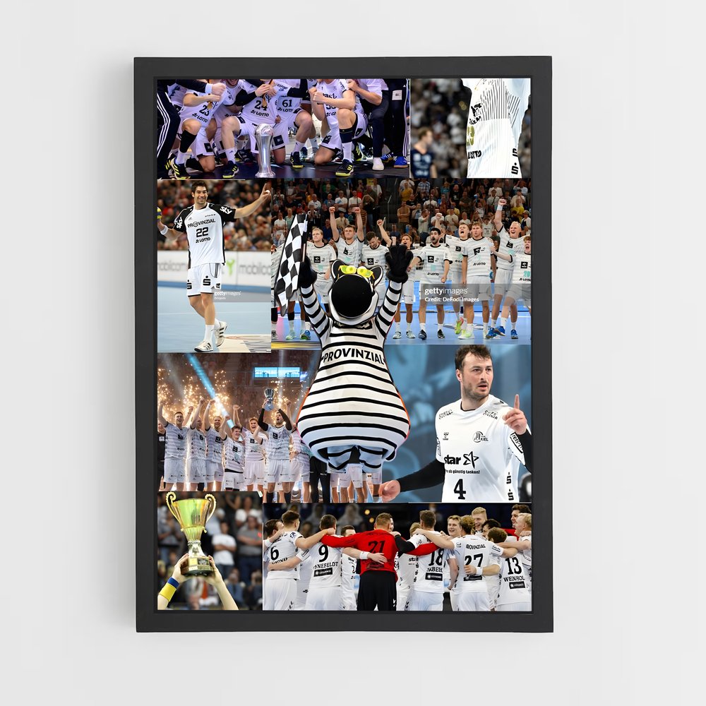 Poster L'Élite du Jeu – affiche Handball (vue 2)